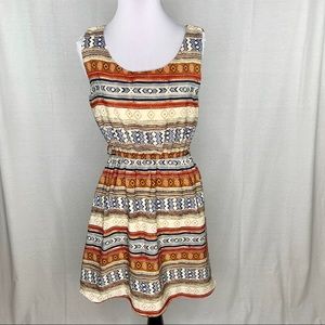 SM Wardrobe Aztec print sleeveless dress